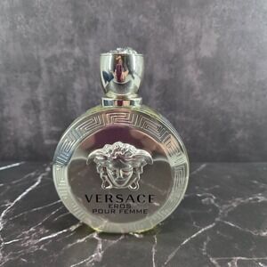 Versace Eros Pour Femme Women 3 4 oz Eau De Parfum Tester Medusa Luxury Glam